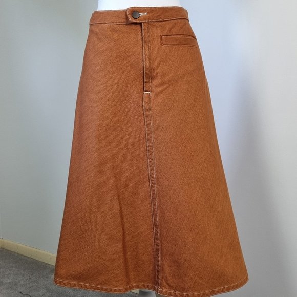 Uniqlo Jean Skirt Size 8 - Picture 2 of 10